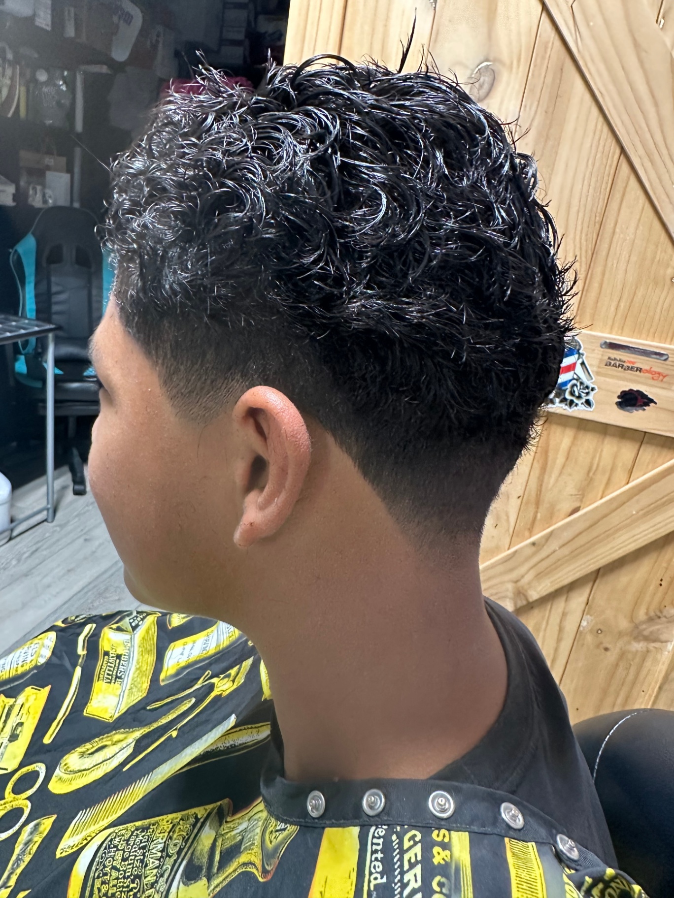 Wavy top with low fade